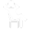 Double heighted waiting lounge icon